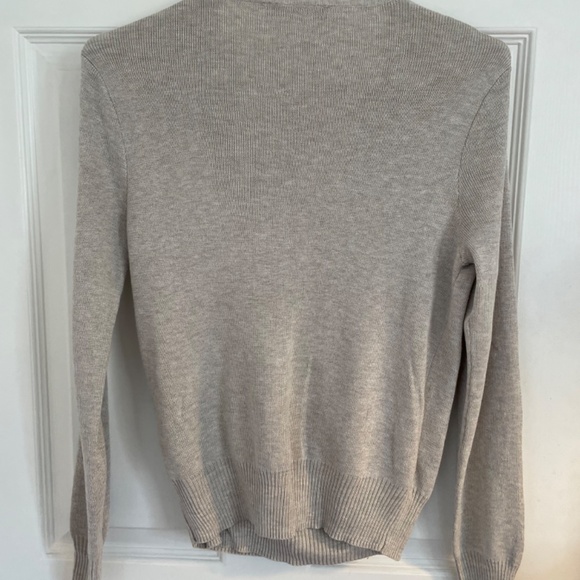 Beige wrap Knit top - Picture 2 of 2